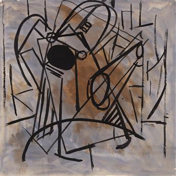 KARL KNATHS (1891 - 1971, AMERICAN) i)Untitled, (Abstraction), and ii)Untitled, (Abstraction).